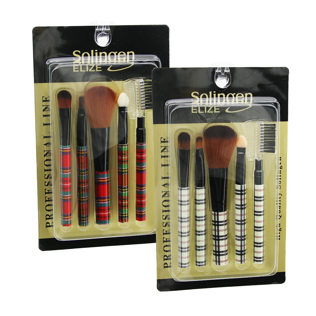 Desenli̇ Allik - Makyaj Firçasi Set