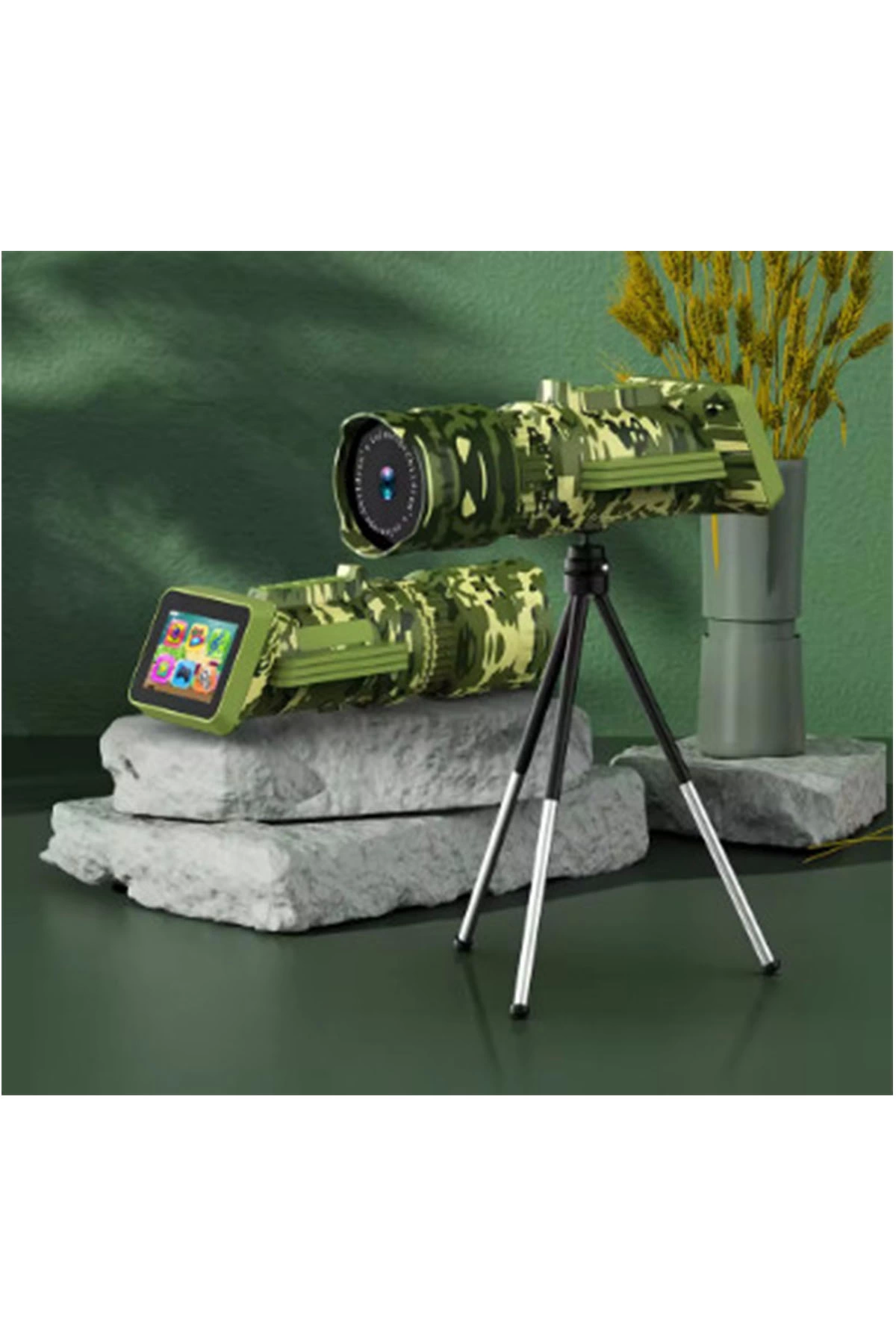 Digital Dürbün 8,0 Megapixel, 2.0 Lcd Hd Uzun Menzilli Taşınabilir 1080px720p Tripodlu Dürbün