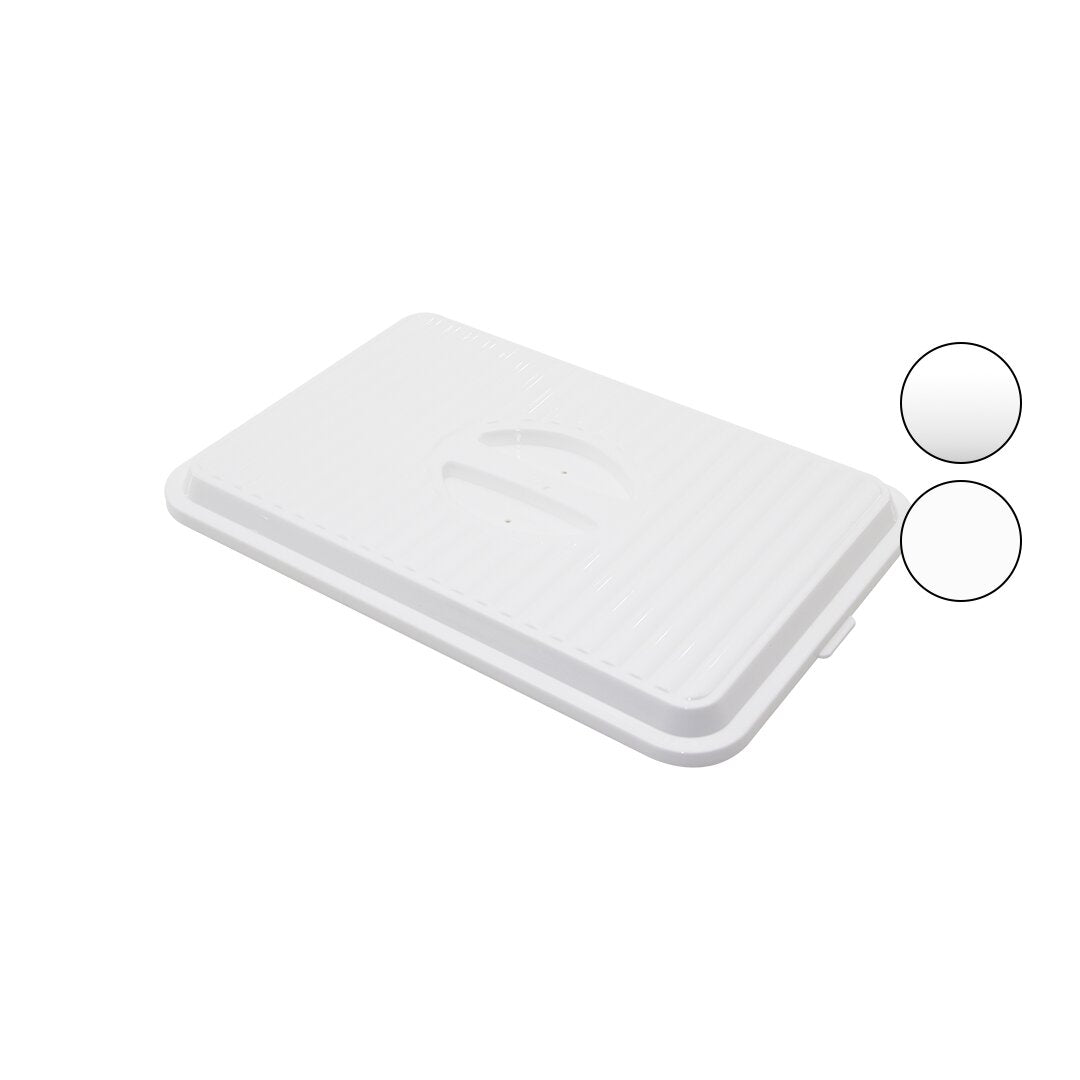 Di̇kdörtgen  Borcam Kapak  Plasti̇k=beyaz-şeffaf   27 X 40cm   Sicak Hava Tahli̇ye Deli̇kli̇