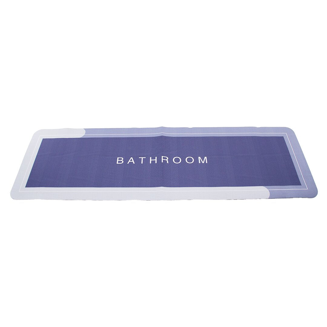 Di̇kdörtgen  Düz Renkli̇ Su Emi̇ci̇ - Si̇hi̇rli̇  Banyo Paspasi  Elasti̇k  116 X 37.5cm