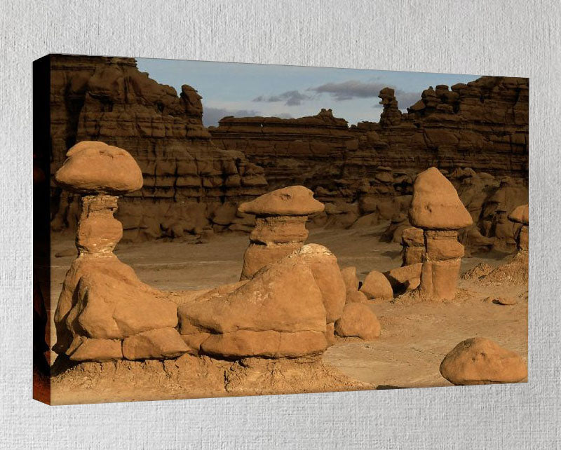 Kanvas Tablo - Doğa Resimleri - Goblin Valley Eyalet Parkı   DR97