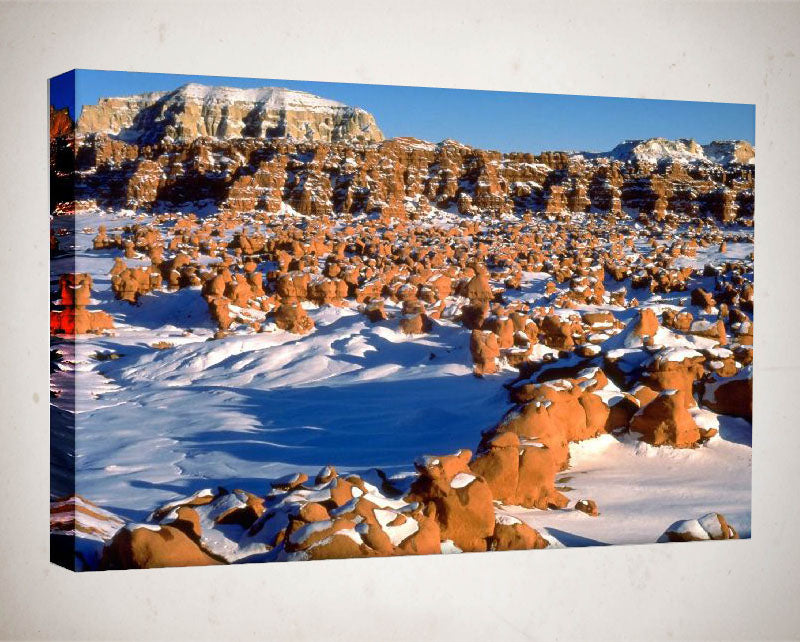 Kanvas Tablo - Doğa Resimleri - Goblin Valley Eyalet Parkı  DR98