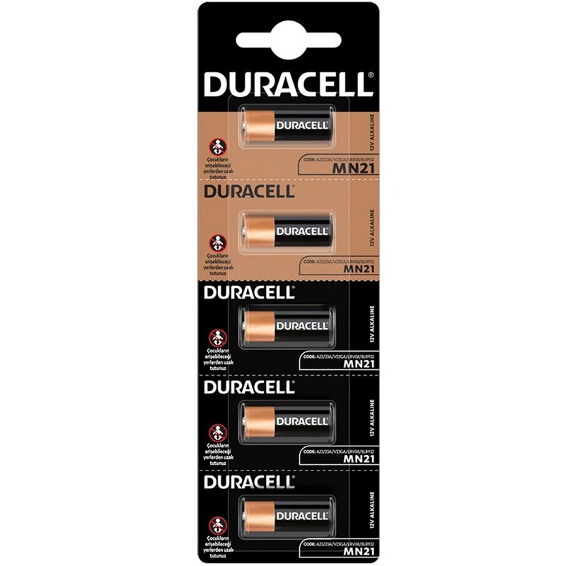 Duracell 23a Lityum Mn21 Alarm Pili 5li Paket