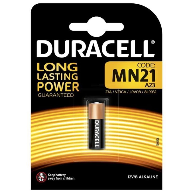 Duracell 23a Lityum Mn21 Alarm Pili Tekli Paket