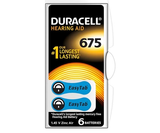 Duracell 675 No Kulaklık Pili 6lı Paket