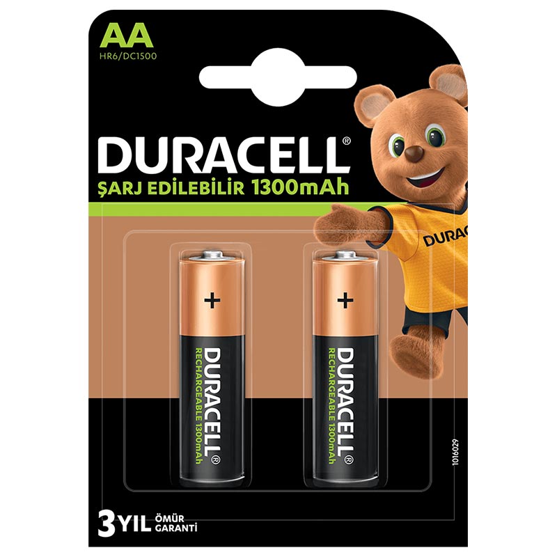 Duracell Şarjlı Kalem 1300 Ma Aa 2Li Paket  