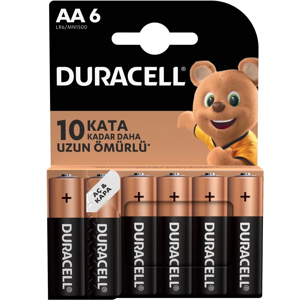 Duracell Aa Kalem Pil 6lı Paket Fiyatı