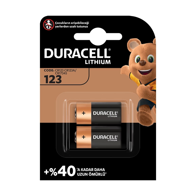 Duracell Cr123a 3 Volt Lityum Pil 2li Paket Fiyatı