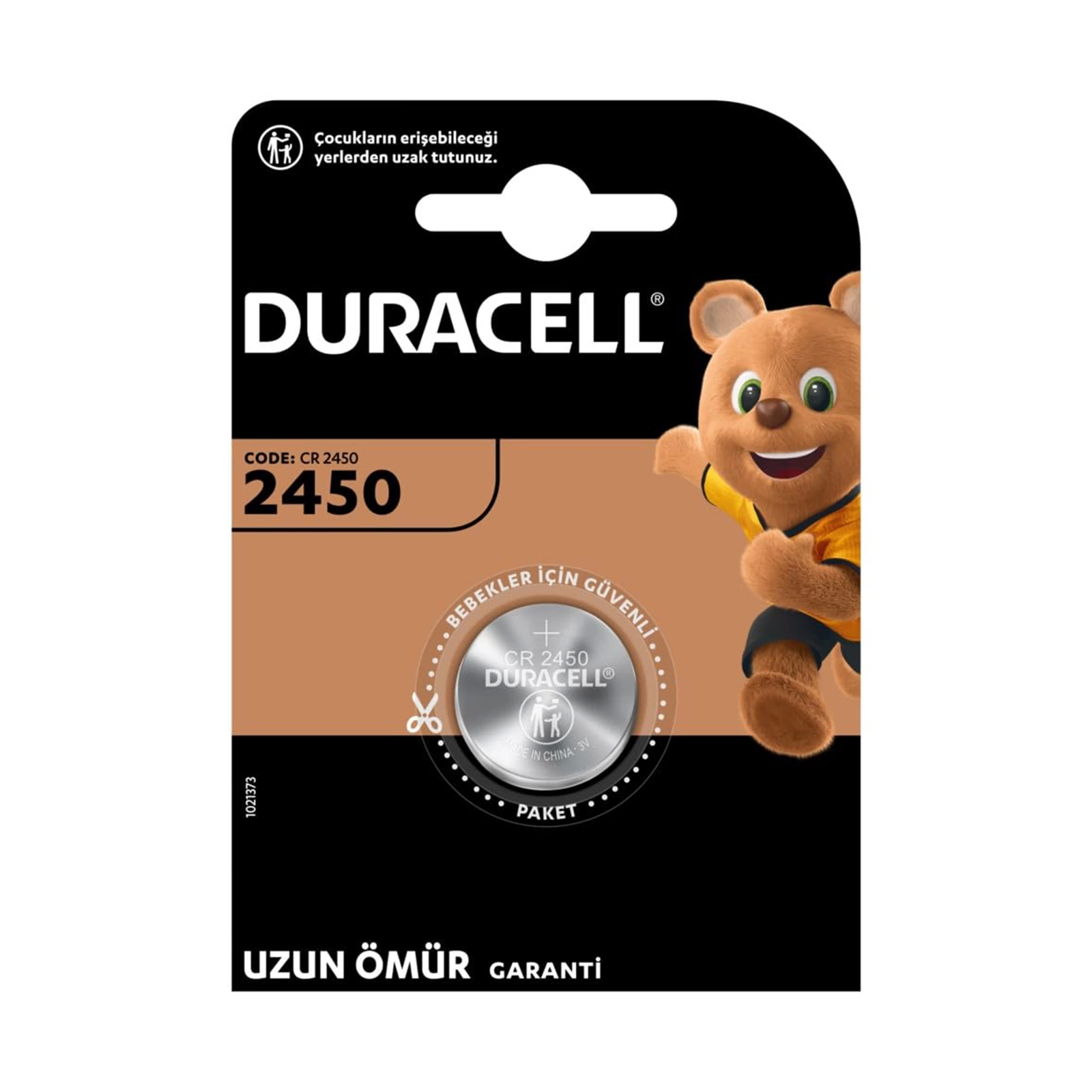 Duracell Cr2450 Lityum Pil Tek Fiyat