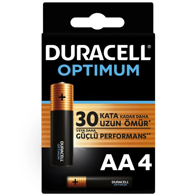 Duracell Optımum Mx1500 1.5 Volt Alkalin Aa Kalem Pil 4lü Paket