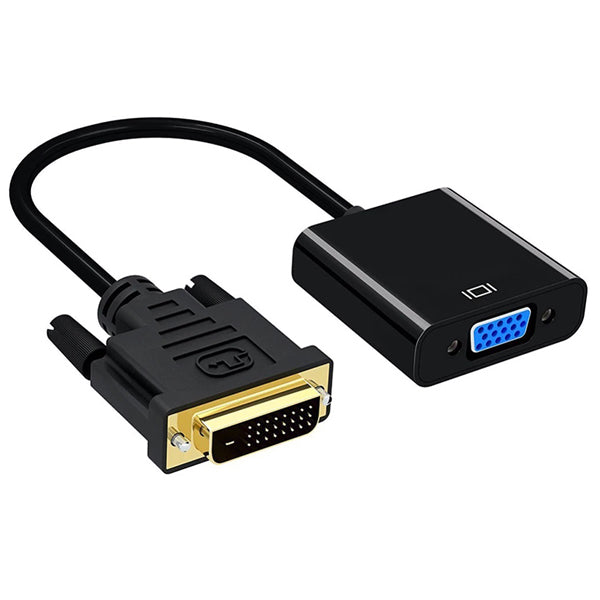 Кабель-адаптер Dvi-D 24+1 «папа» — VGA «мама» 
