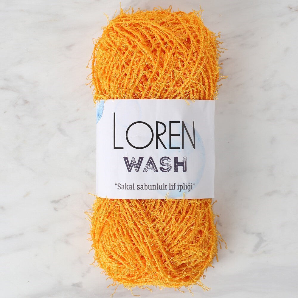 Loren Wash Turuncu El Örgü İpi - R096 - 34038