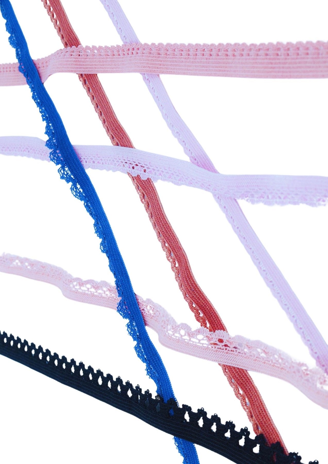 Çamaşır Lastiği Dantelli 1 cm 75 Metre 1 Top Saks