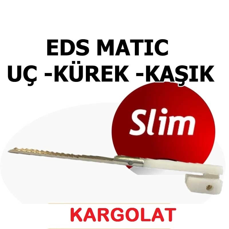 Eds Slim Ürün Kesme Makinası Yedek Kaşık İnce Sarım Yedek Uc Kürek