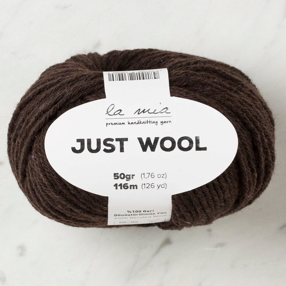 La Mia Just Wool Koyu Kahve El Örgü İpi - LT006 - 33838