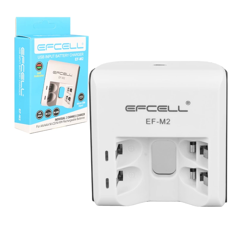 Efcell M2 Aa/aaa 2li Pil Şarj Cihazı