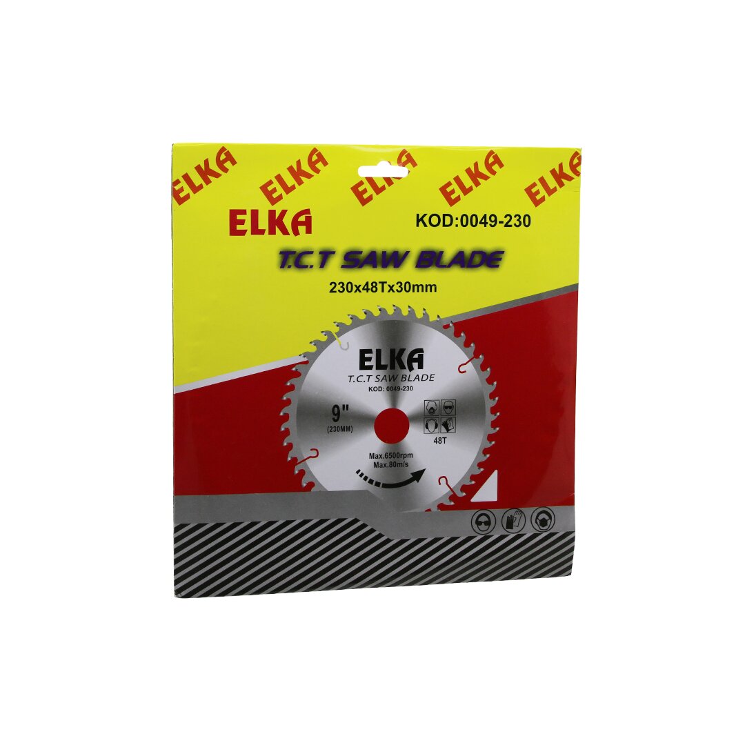 ELKA 0049-230 230 X 48T X 30MM  AĞAÇ SUNTA KESİCİ DİSK