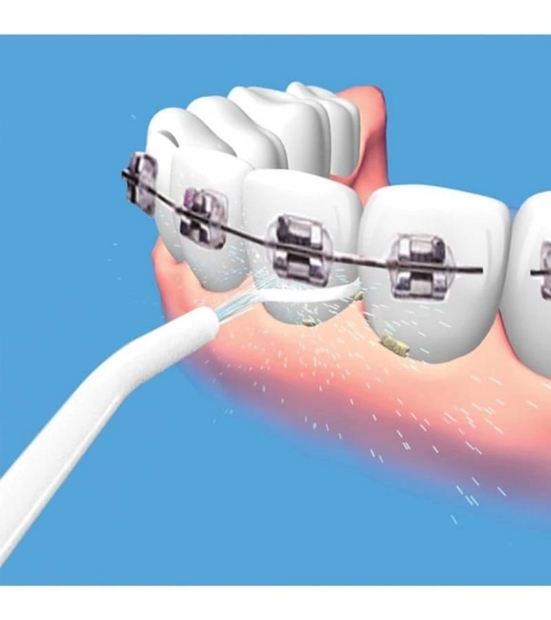 Ergonomik Tasarım Power Floss Mekanik Diş Ve Ağız Temizleme Aleti