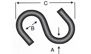Es - S Kanca 3,25x50 - 100 Adet
