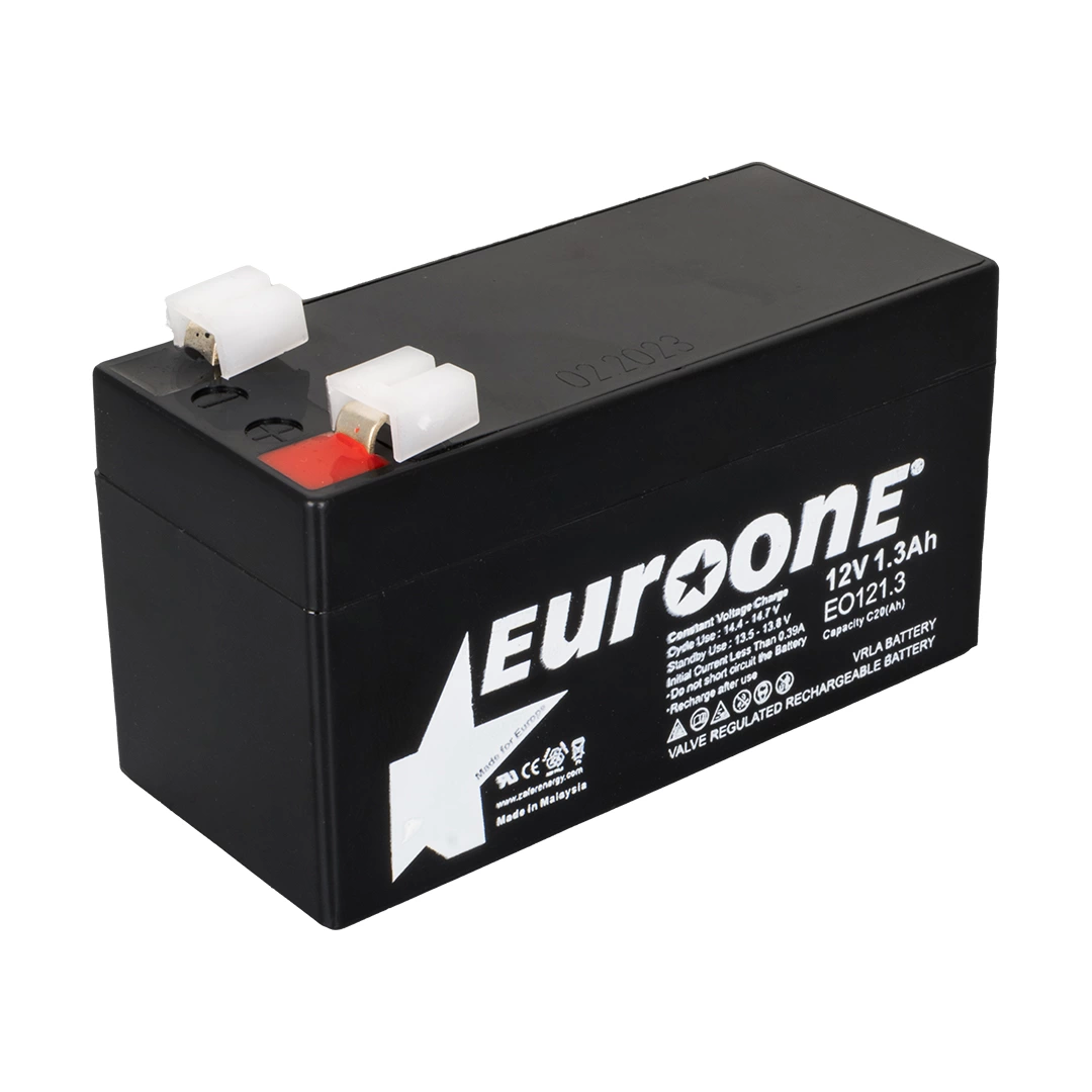 Euroone Eo121.3 12 Volt - 1.3 Amper Akü 96 X 42 X 52 Mm