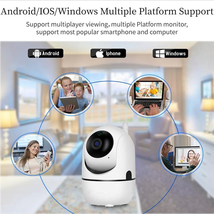 Ev Güvenlik 1080p Wifi Akıllı Kamera Bebek Monitör Hareket Algılama Sesli Alarm Ses Dinleme Gece Gö