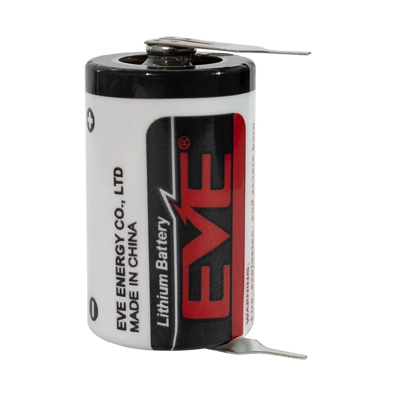 Eve Er14250/3pt 1/2aa- 3.6 Volt Kısa Boy Puntalı Lityum Pil