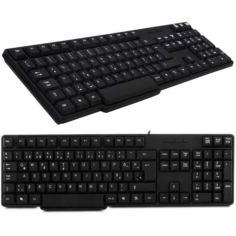Стандартная клавиатура Everest Kb-517u Usb Q 