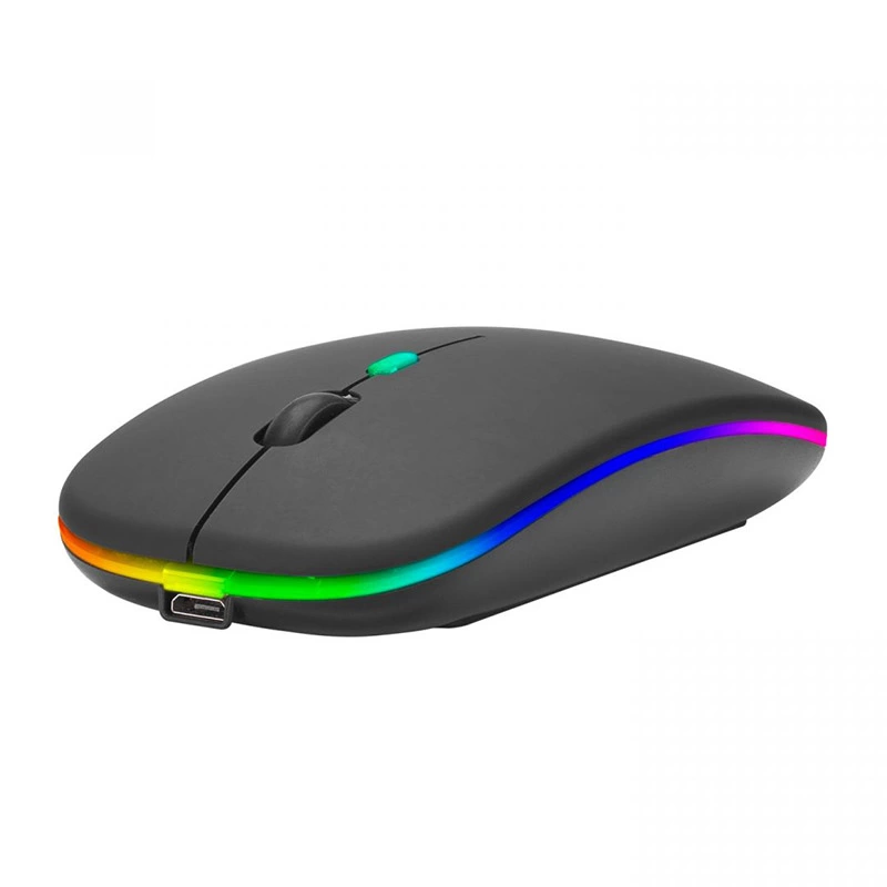 Sm-bt11 Usb Siyah 2ın1 Bluetooth 2.4ghz Şarj Edilebilir Kablosuz Mouse