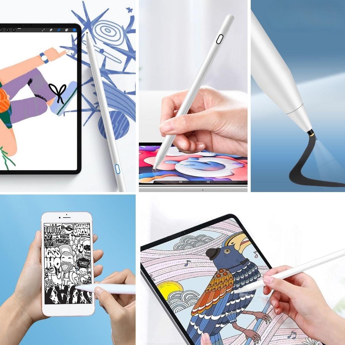 Evrensel tablet ve dokunmatik telefonlarla uyumlu hassas çizim ve tasarım kalemi