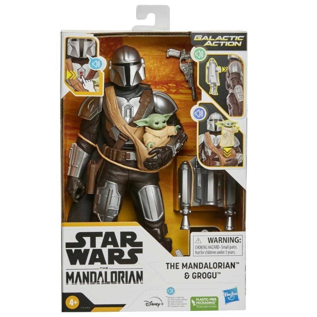 Star Wars Galactic Action The Mandalorian ve Grogu Figür