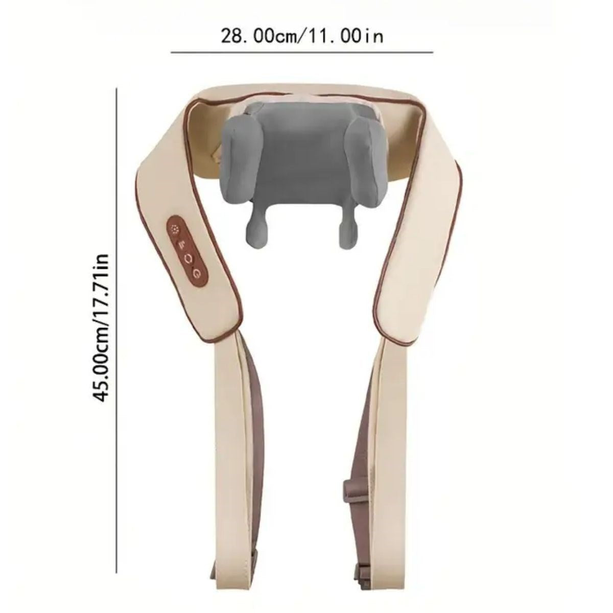 Elektrikli Boyun ve Sırt Masaj Aleti Kablosuz Boyun ve Omuz Yoğurma Masaj Yastığı
