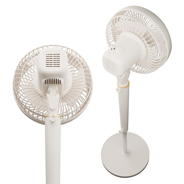 Fan12 Dynabreeze 9&amp;apos;&amp;apos; 70 Watt 3 Hız Kademeli 2000RPM Çift Motorlu Vantilatör Krem