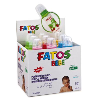 Fatoş Bebe-030 Kulplu 250ml Pp.plasti̇k Bi̇beron