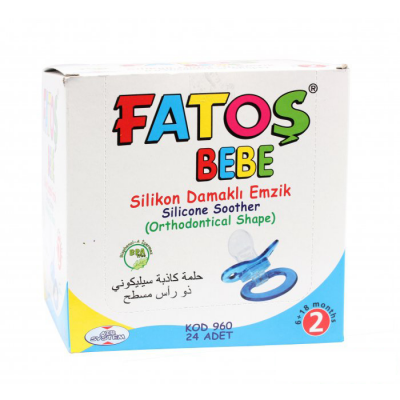 Fatoş Bebe-960 No-2 Si̇li̇kon Damakli Emzi̇k