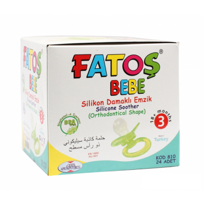 Fatoş Bebe-810 No-3 Si̇li̇kon Damakli Emzi̇k
