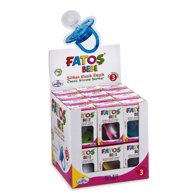 Fatoş Bebe-910 No-3 Si̇li̇kon Klasi̇k Emzi̇k