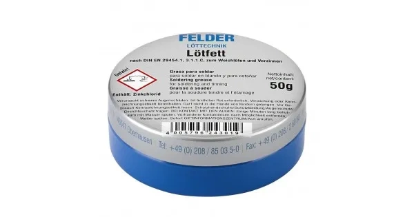 Felder Lötfett Lehim Pastası 50 Gr