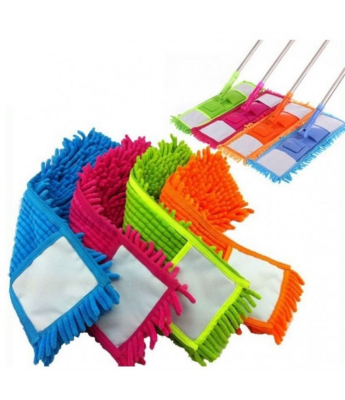 Flat Mop 40cm Sapli Makarna Mop Renkli̇ Set