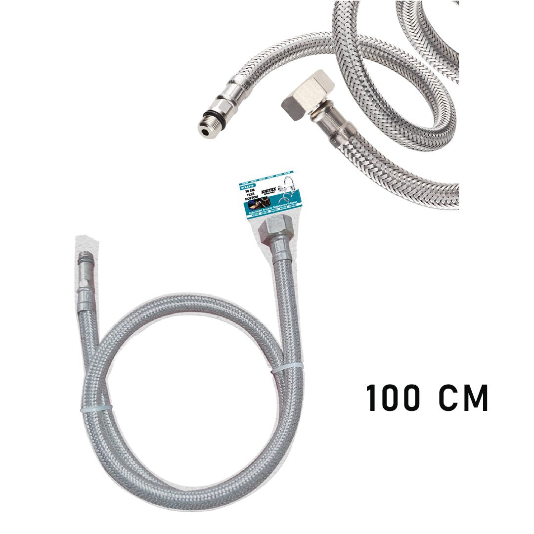 Flex  Kuğu - Lavabo  Hortum 100cm.di̇şi̇-erkek