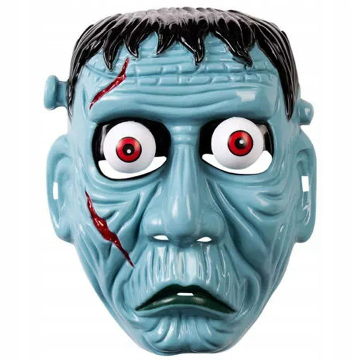 Frankensteın Temalı Sallanan Oynar Gözlü Maske