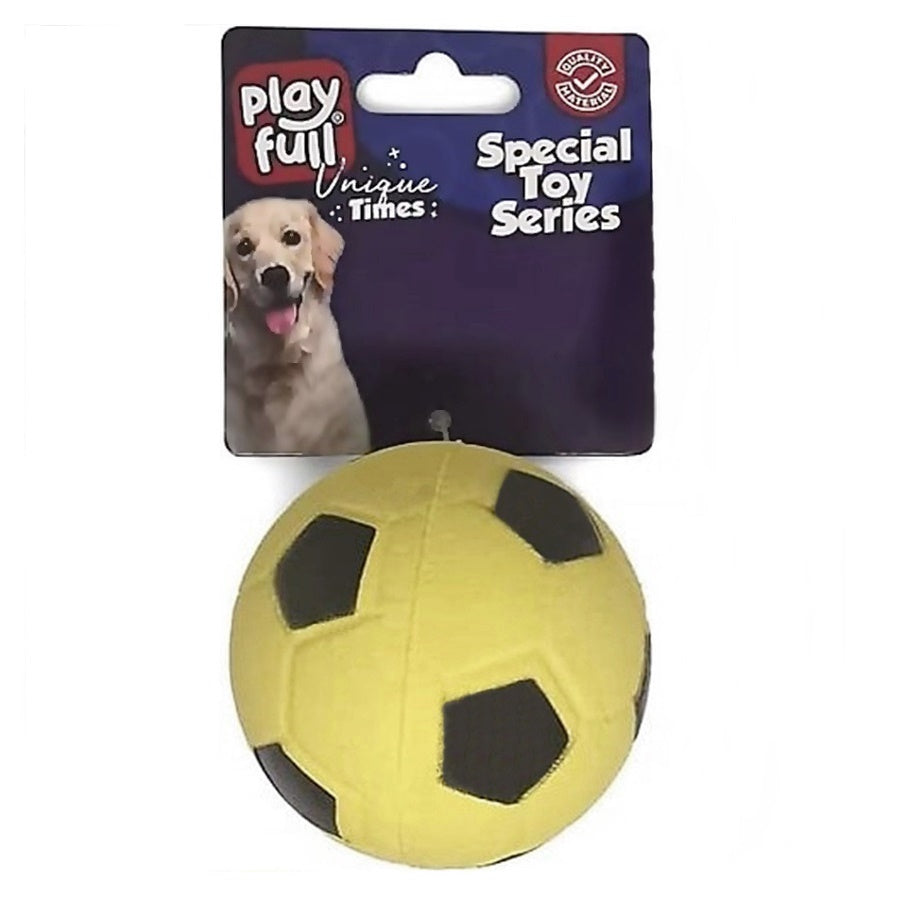 Zıplayan Top Köpek Oyuncağı 6,3 Cm Sarı