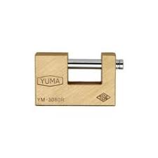 Geniş - Sarı Kayar Milli Pimli Kilit 80Mm