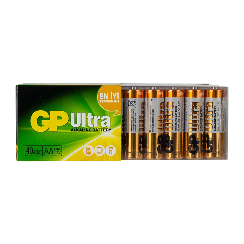 Gp 15au R6 Ultra Alkalin Aa Kalem Pil 40lı Paket Fiyatı