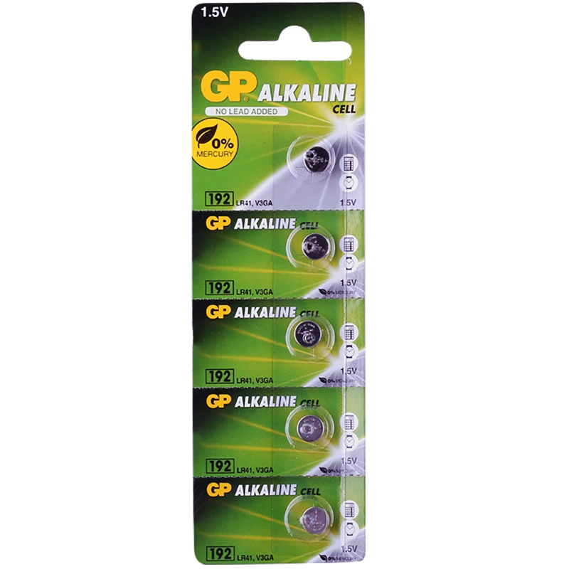 Gp 192 1.5 Volt Lr 41 Alkalin Düğme Pil 5li Paket Fiyatı