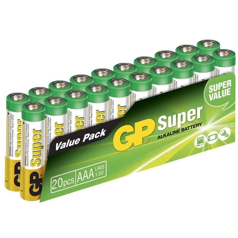 Gp 24a-2vs20 Aaa/lr03 Super Alkalin Aaa İnce Kalem Pil 20li Paket