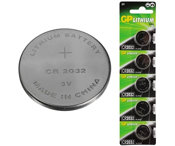 Gp Cr2032 3 Volt Lityum Para Pil * Gpcr2032-2cpu5 Gppbl20321885li Paket