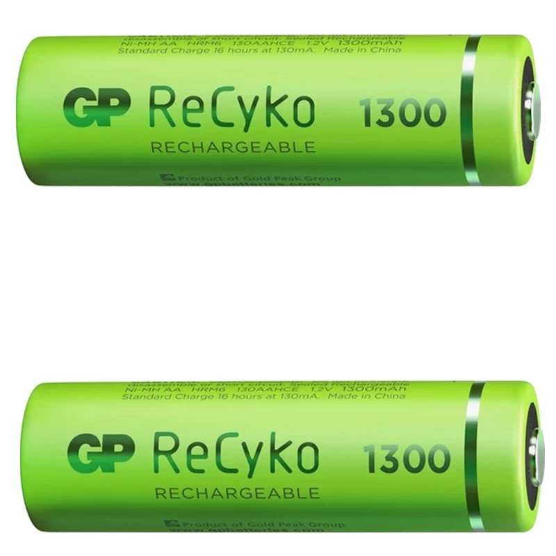 Gp Recyko 1300 Mah R6 Aa Şarjlı 2li Kalem Pil Gp130aahce-2eb2 Gprhc132e000