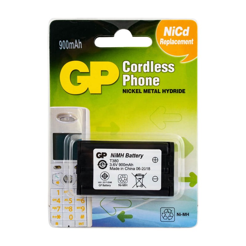 Gp T380 3.6V/850Ma Telsiz Telefon Pili  