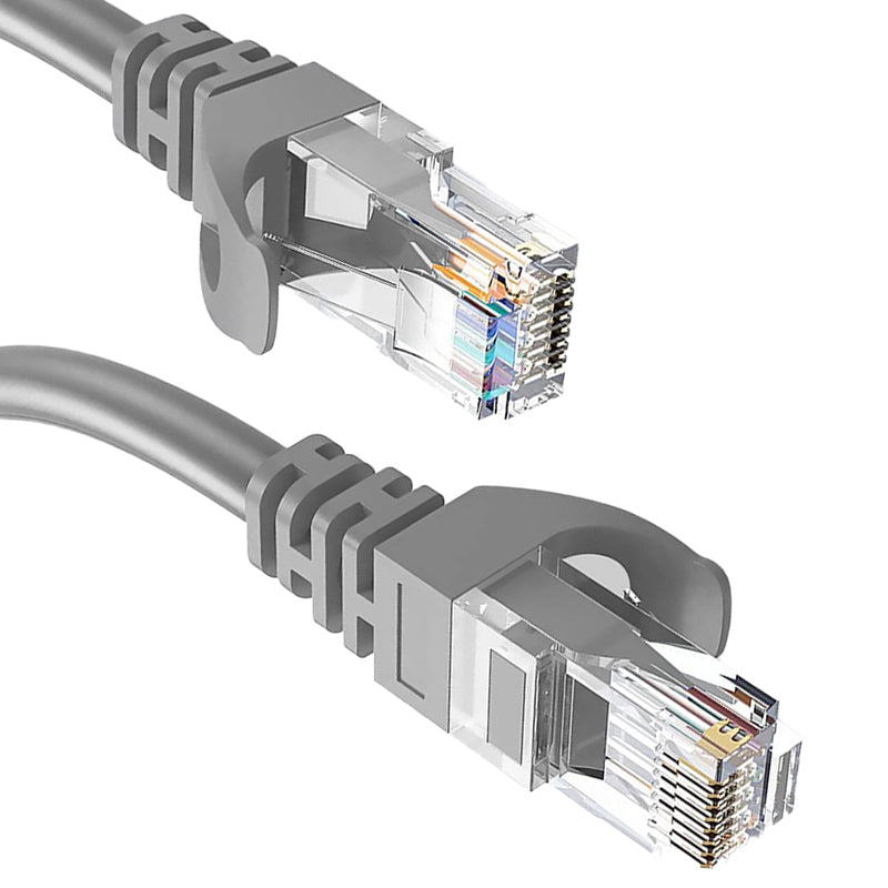 Gri̇ 2 Metre Patch Ethernet Cat6 Kablo