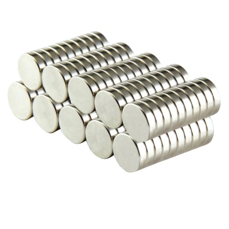 N35 12x2 Mm Neodyum Mıknatıs Yuvarlak, Nikel Kaplamalı Magnet